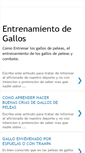 Mobile Screenshot of entrenamientodegallos.blogspot.com