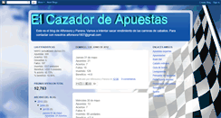 Desktop Screenshot of cazadorapuestas.blogspot.com