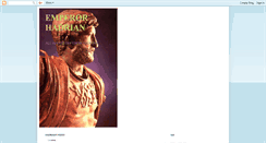 Desktop Screenshot of emperor-hadrian.blogspot.com