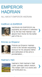 Mobile Screenshot of emperor-hadrian.blogspot.com