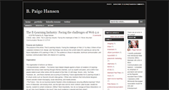 Desktop Screenshot of bpaigehansen.blogspot.com