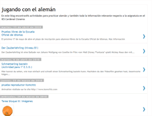 Tablet Screenshot of jugandoconelaleman.blogspot.com
