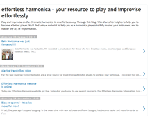 Tablet Screenshot of effortlessharmonica.blogspot.com