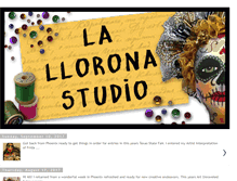 Tablet Screenshot of lalloronastudio.blogspot.com