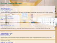 Tablet Screenshot of kitchenblendermodels.blogspot.com