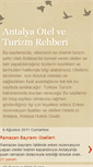 Mobile Screenshot of antalyaotelleri.blogspot.com