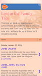 Mobile Screenshot of lostinthefamilytree.blogspot.com
