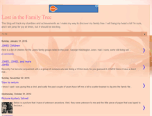 Tablet Screenshot of lostinthefamilytree.blogspot.com