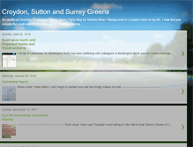 Tablet Screenshot of croydongreens.blogspot.com