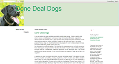 Desktop Screenshot of donedealdogs.blogspot.com