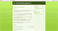 Desktop Screenshot of angiesfotoblog.blogspot.com