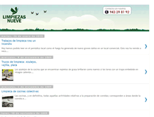 Tablet Screenshot of limpiezasnueve.blogspot.com