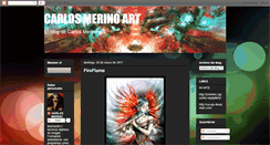 Desktop Screenshot of carlosmerinoart.blogspot.com