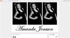 Desktop Screenshot of amandajjonsson.blogspot.com