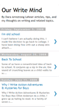 Mobile Screenshot of ourwritemind.blogspot.com