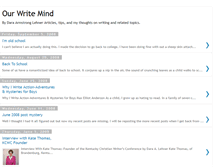 Tablet Screenshot of ourwritemind.blogspot.com