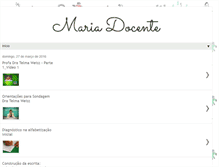 Tablet Screenshot of blogmariadocente.blogspot.com