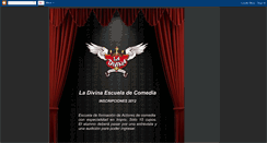 Desktop Screenshot of ladivinaescueladecomedia.blogspot.com