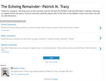 Tablet Screenshot of echoingremainder.blogspot.com