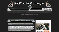 Desktop Screenshot of noticiarioalvinegro.blogspot.com