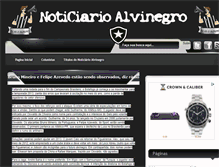 Tablet Screenshot of noticiarioalvinegro.blogspot.com