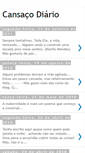 Mobile Screenshot of cansacodiario.blogspot.com