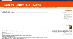 Desktop Screenshot of nataliefoodreviews.blogspot.com