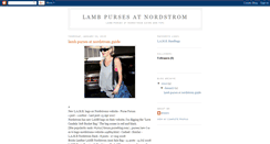 Desktop Screenshot of lambpursesatnordstrom.blogspot.com