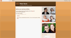Desktop Screenshot of peterdavis2.blogspot.com