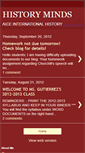 Mobile Screenshot of historyminds.blogspot.com