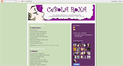 Desktop Screenshot of cebolaroxa.blogspot.com