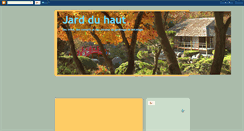 Desktop Screenshot of jarduhaut.blogspot.com