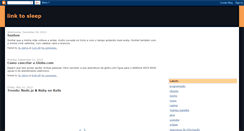 Desktop Screenshot of link-to-sleep.blogspot.com