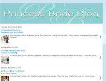 Tablet Screenshot of princessbridereviews.blogspot.com