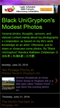 Mobile Screenshot of blackunigryphonphotos.blogspot.com