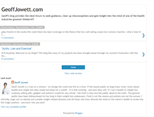 Tablet Screenshot of geoffjowett.blogspot.com
