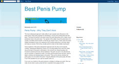 Desktop Screenshot of best-penis-pump.blogspot.com