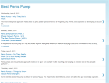 Tablet Screenshot of best-penis-pump.blogspot.com