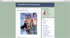 Desktop Screenshot of hagakure21.blogspot.com