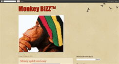Desktop Screenshot of monkeybizzblog.blogspot.com