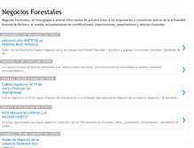 Tablet Screenshot of negociosforestales.blogspot.com