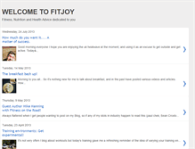 Tablet Screenshot of fitjoypersonaltraining.blogspot.com