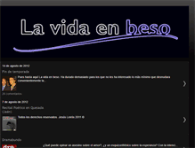 Tablet Screenshot of lavidaenbeso.blogspot.com