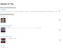 Tablet Screenshot of dazzleinyou.blogspot.com