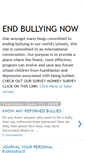 Mobile Screenshot of endbullyingnow.blogspot.com
