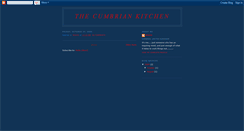 Desktop Screenshot of cumbriankitchen.blogspot.com
