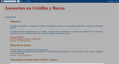 Desktop Screenshot of creditoybecas.blogspot.com