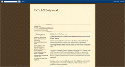 Desktop Screenshot of indianbollywood.blogspot.com