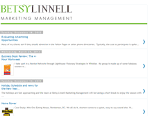 Tablet Screenshot of betsylinnellmarketing.blogspot.com
