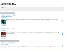 Tablet Screenshot of misteriduniawi.blogspot.com
